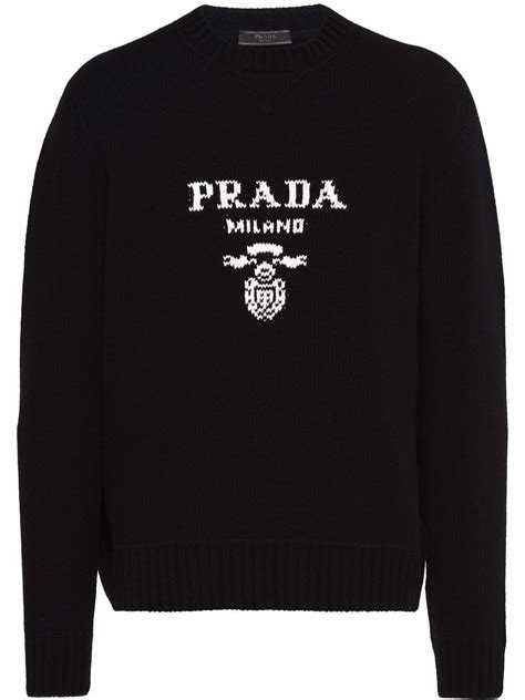 prada graphic knitwear sales